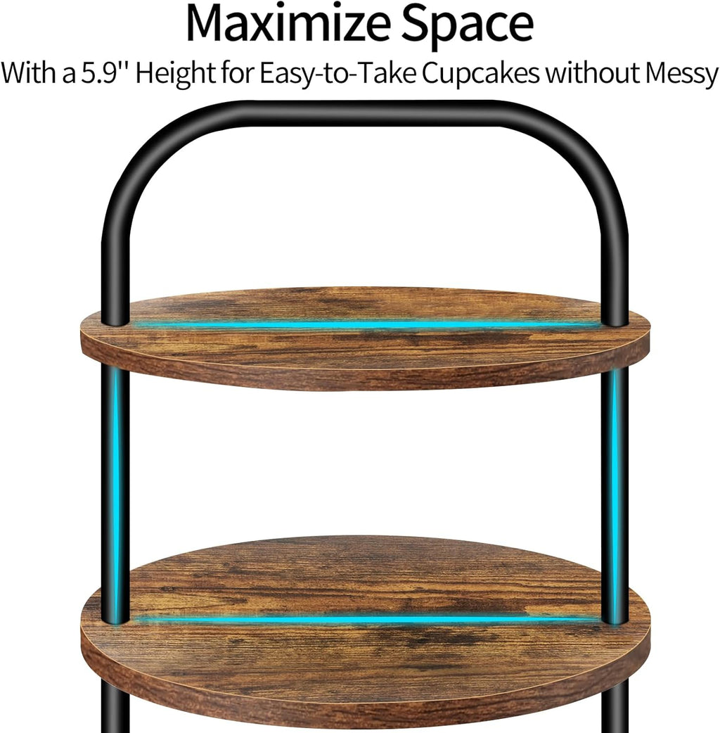 3 Tier Wooden Cupcake Stand M555078