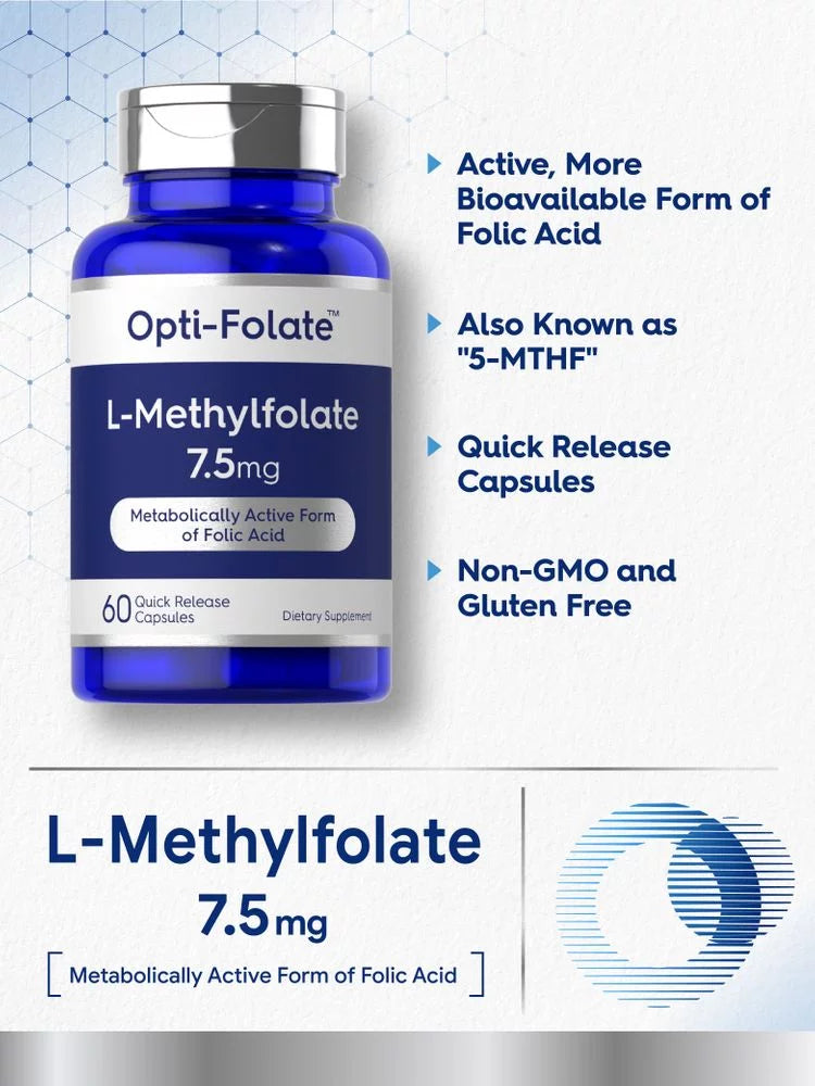 L Methylfolate 7.5 mg 60 Capsules K504891