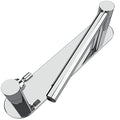 Brushed Nickel Toilet Paper Holder Stick On Stainless Steel and Zinc Alloy E93920