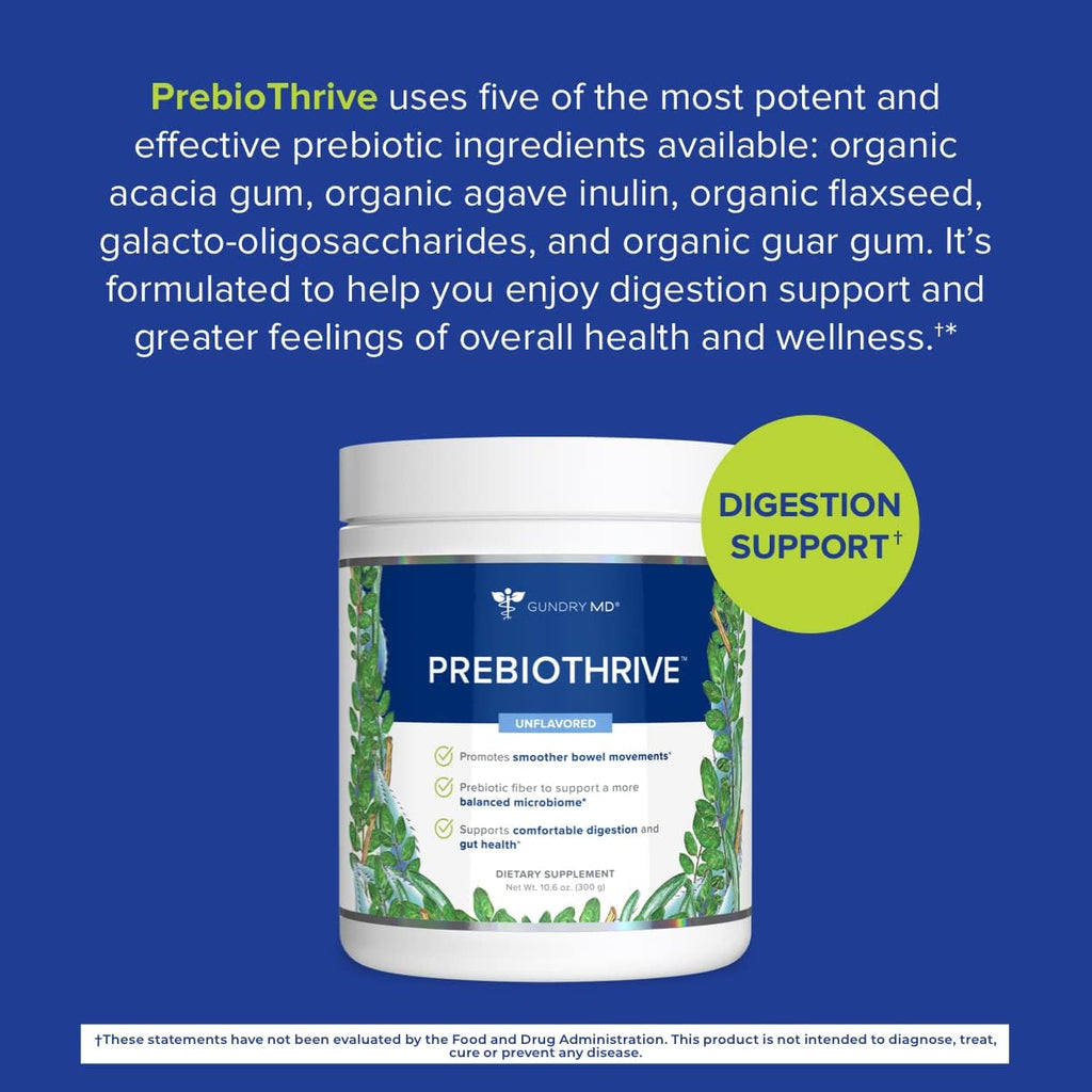 Unflavored Prebiotic Supplement Powder, 30 Servings A830019