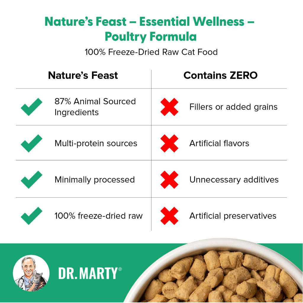 Poultry Freeze Dried Raw Cat Food J39197