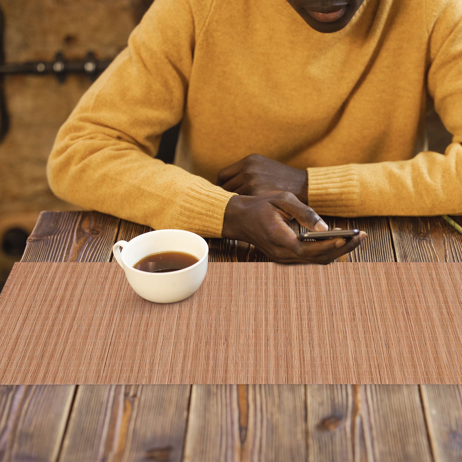 Bamboo Table Mat Runner 2Pcs C2743