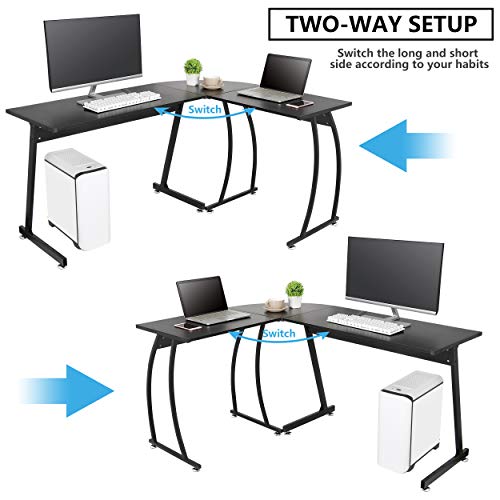 White L Shaped Corner Desk E883360