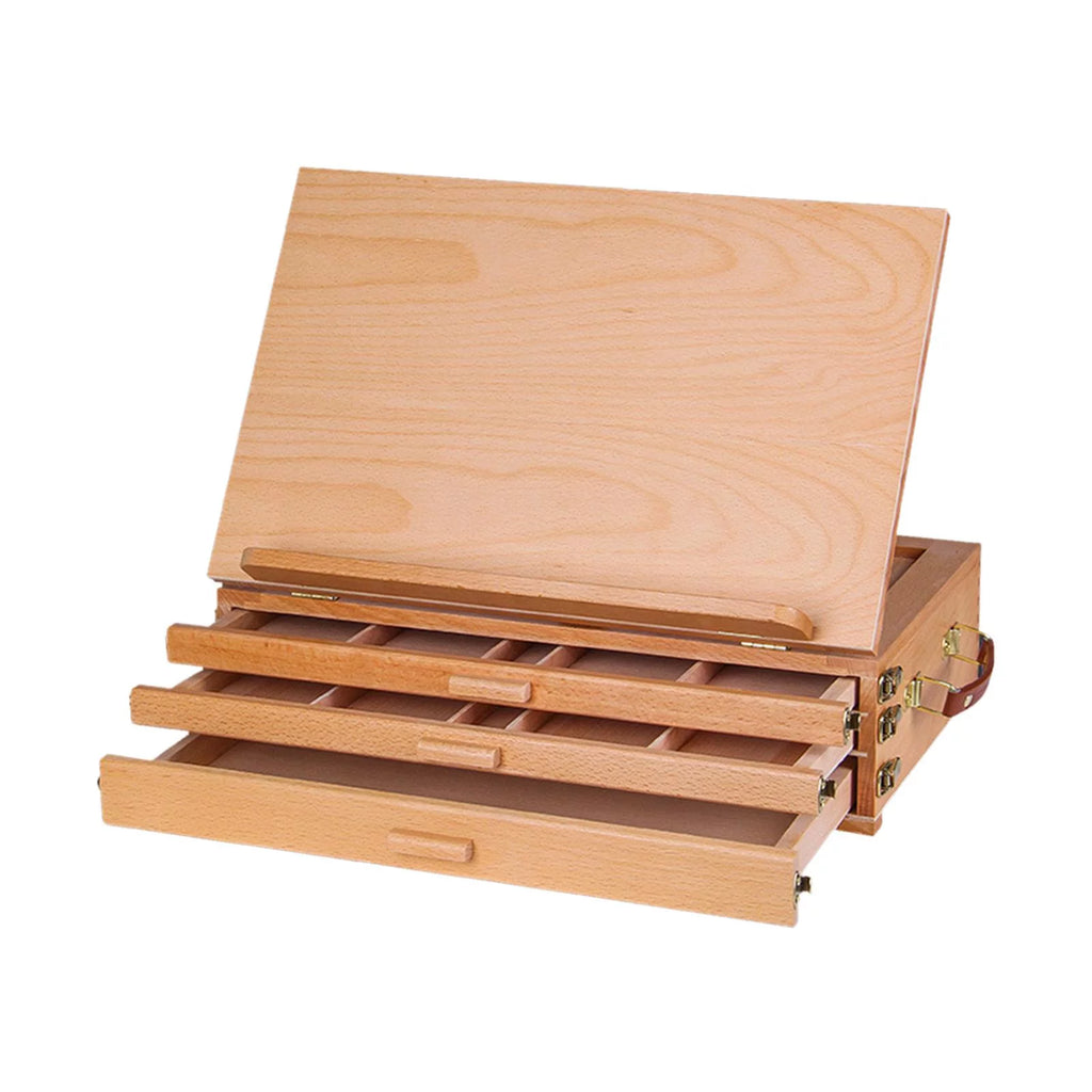 Wood Adjustable Drawing Desk Easel 40x27CM V361