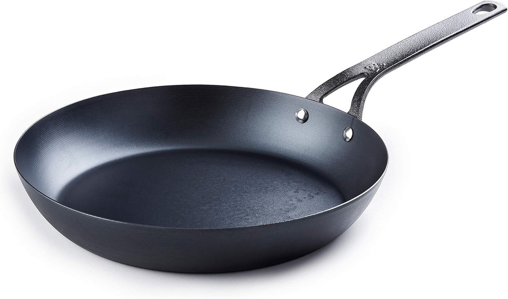 Black Steel Seasoned Carbon Steel Skillet, 12 P1729
