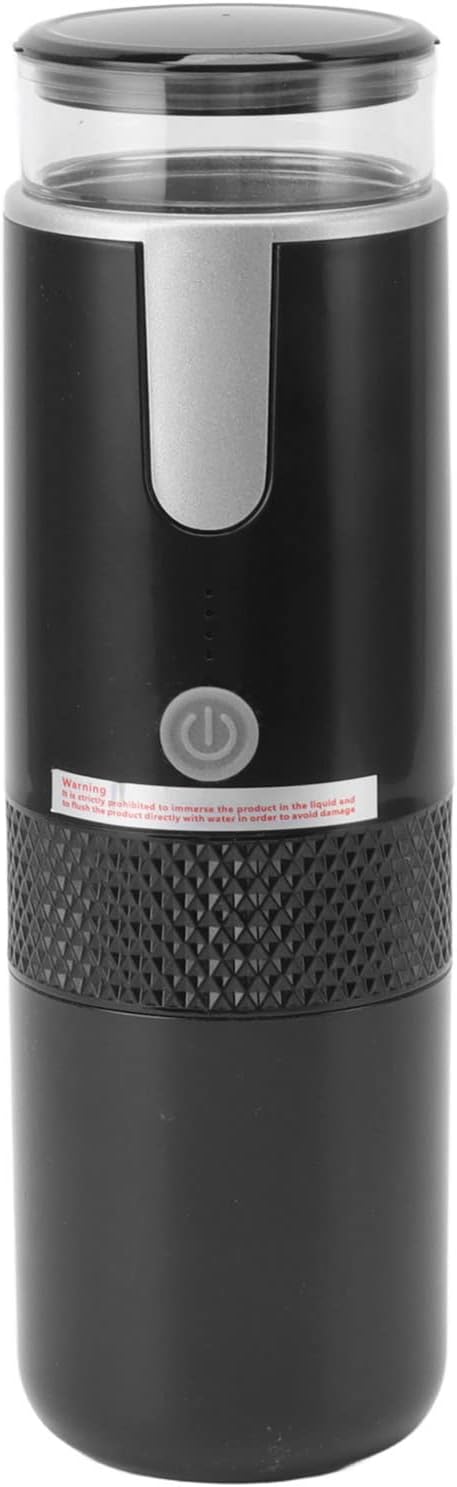 Portable Espresso Machine, Travel Coffee Maker Compatible with K Cup Capsules & Ground Coffee, 1200mah Battery, Handheld Single Serve Coffee Machine R280