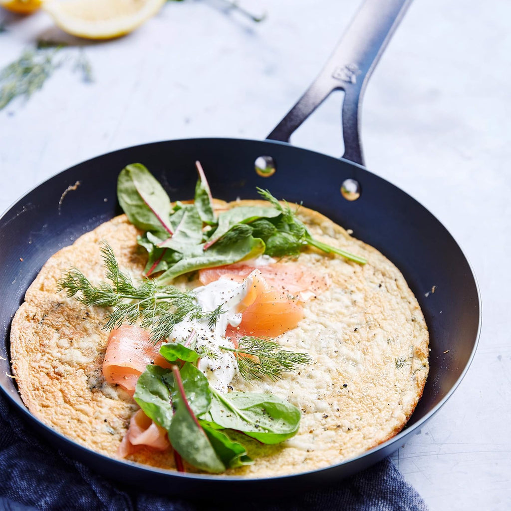Black Steel Seasoned Carbon Steel Skillet, 12 P1729
