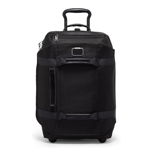 Black Ballistic Nylon 2 Wheeled Duffel Backpack Carry-On G579797