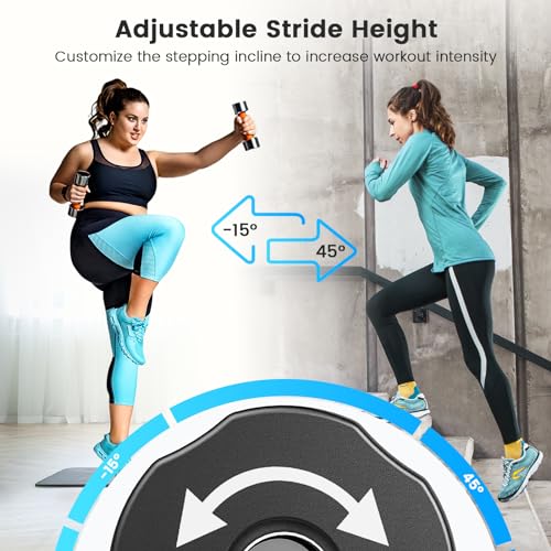 Mini Stepper with Resistance Band, Hydraulic Fitness Stepper Z5888