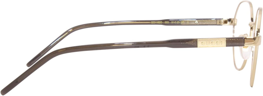 Gold Round Men's Eyeglasses L120712