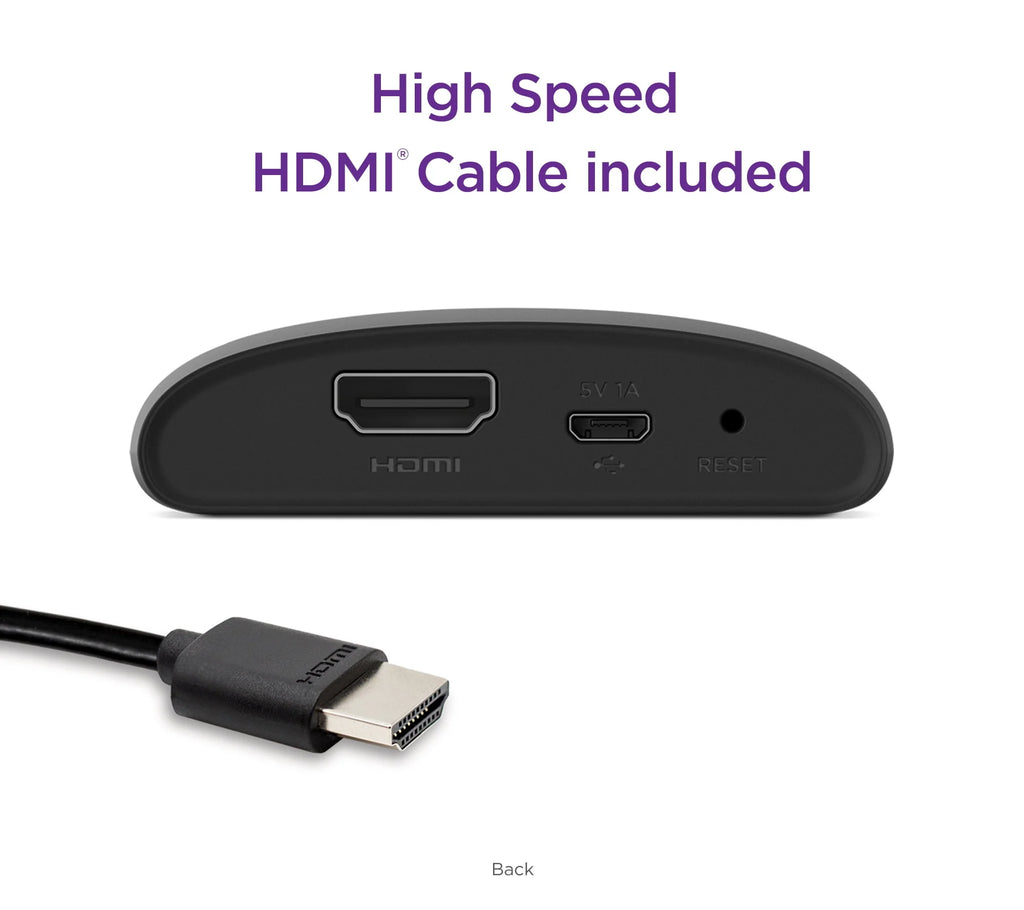 HD Streaming Device with HDMI Cable and Remote E97380