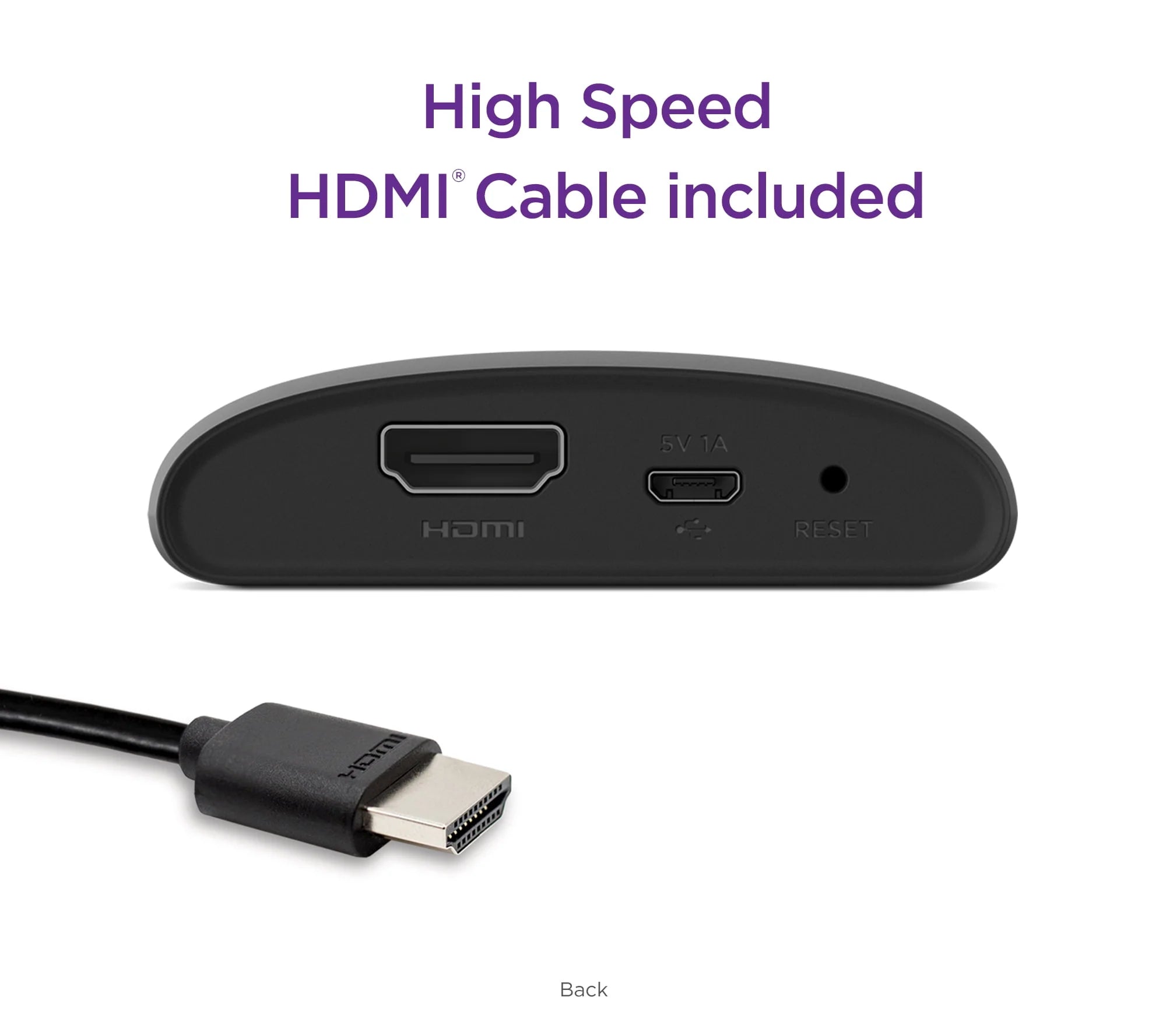 HD Streaming Device with HDMI Cable and Remote E97380