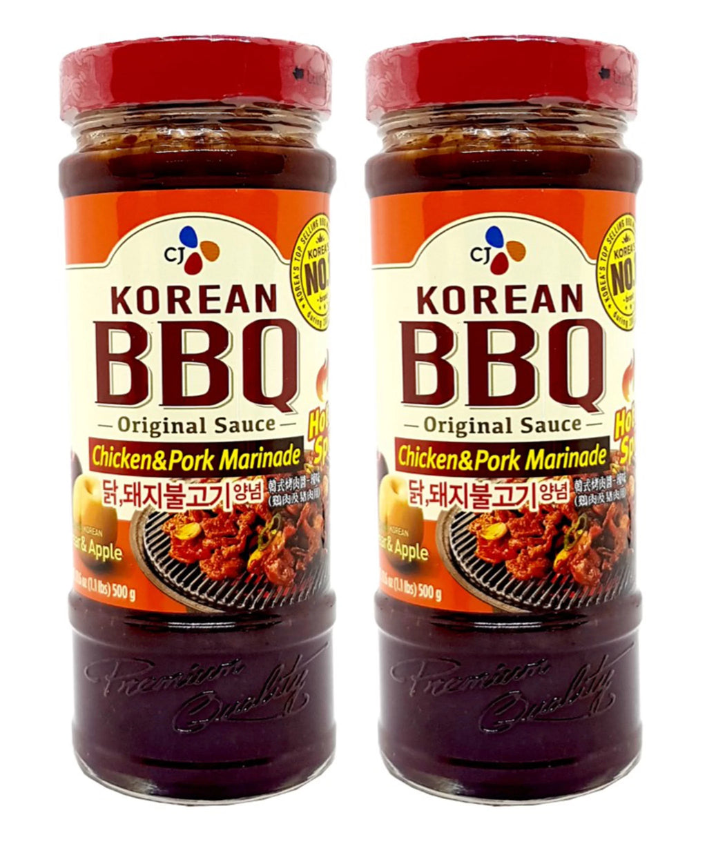 16.9 oz Pack of 2 Hot & Spicy Korean BBQ Marinade U563