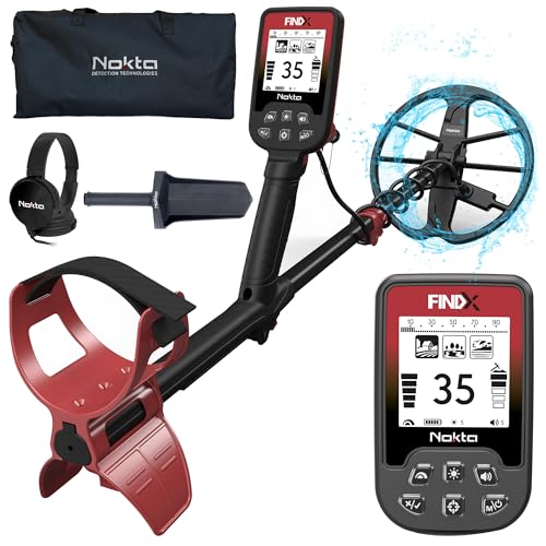 Professional Fully Waterproof Metal Detector with Backlit LCD E504