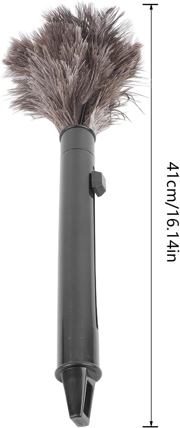 Ostrich Feather Duster Retractable Extendable Handheld I8136