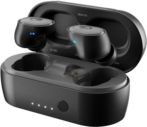 True Black True Wireless Earbuds with Charging Case H474