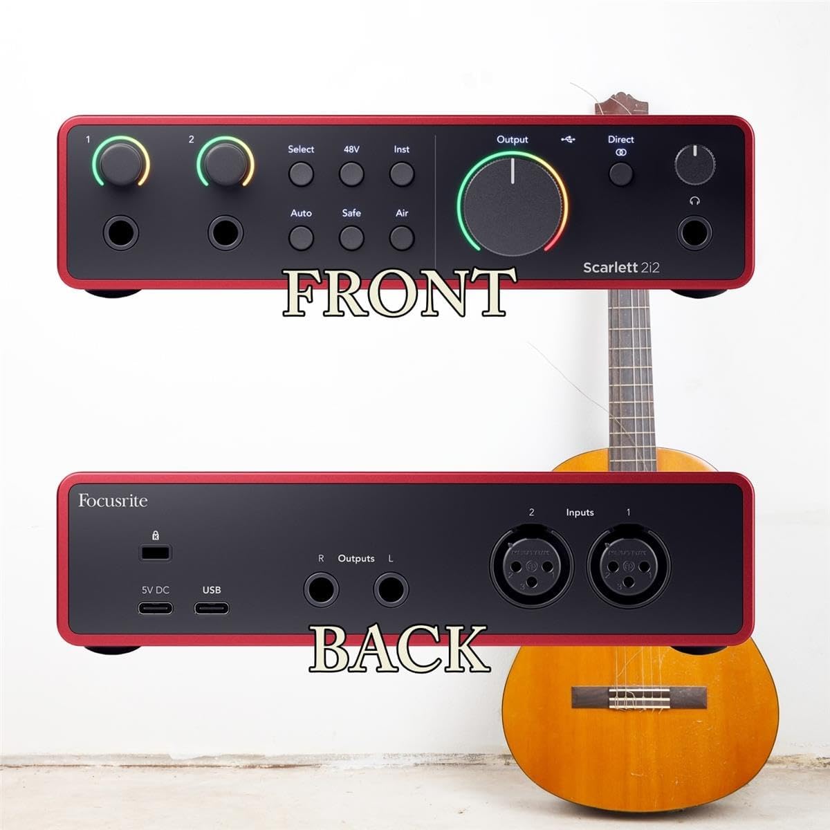 2x2 USB Audio Interface Bundle with Headphones and 2 XLR Cables S631