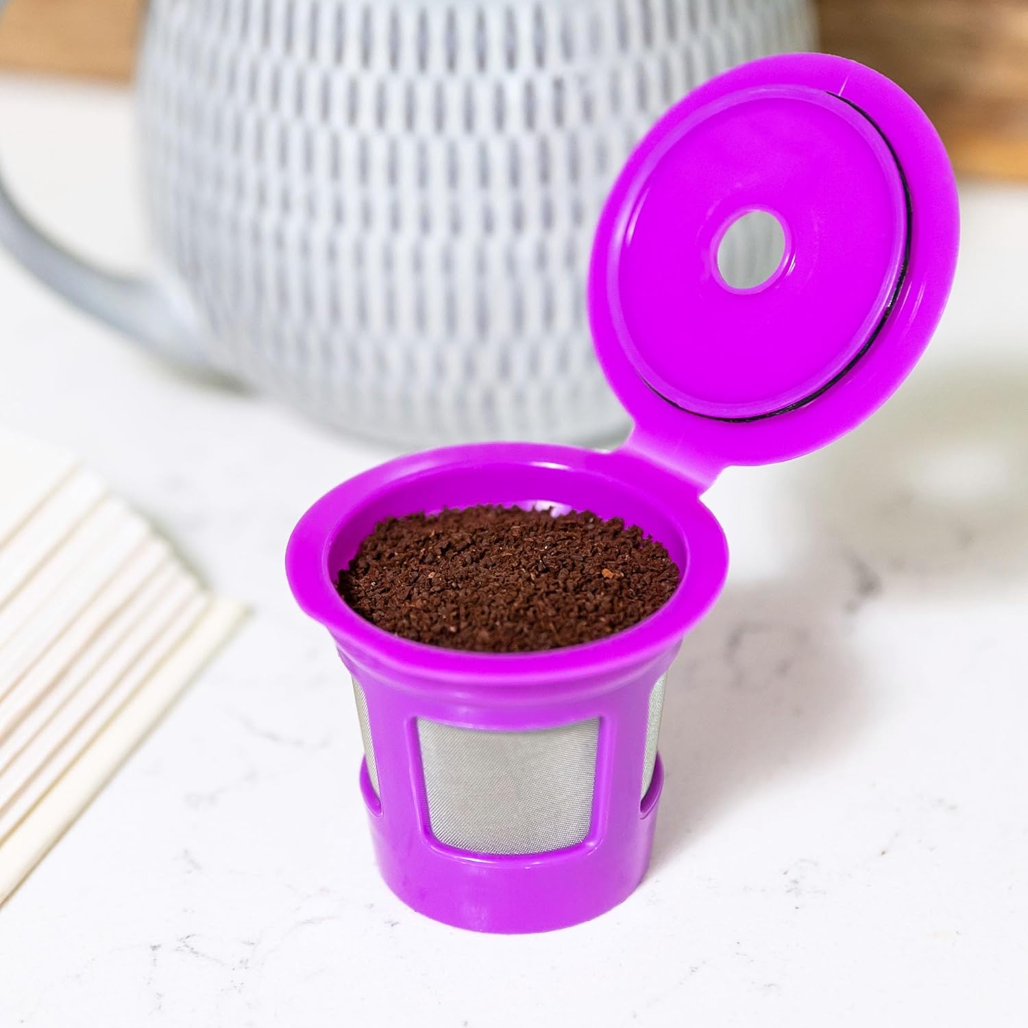 Reusable K Cup Coffee Pod Filters & Scoop T7236