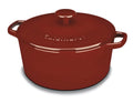 Enameled Cast Iron 5 Qt Round Covered Casserole C18348