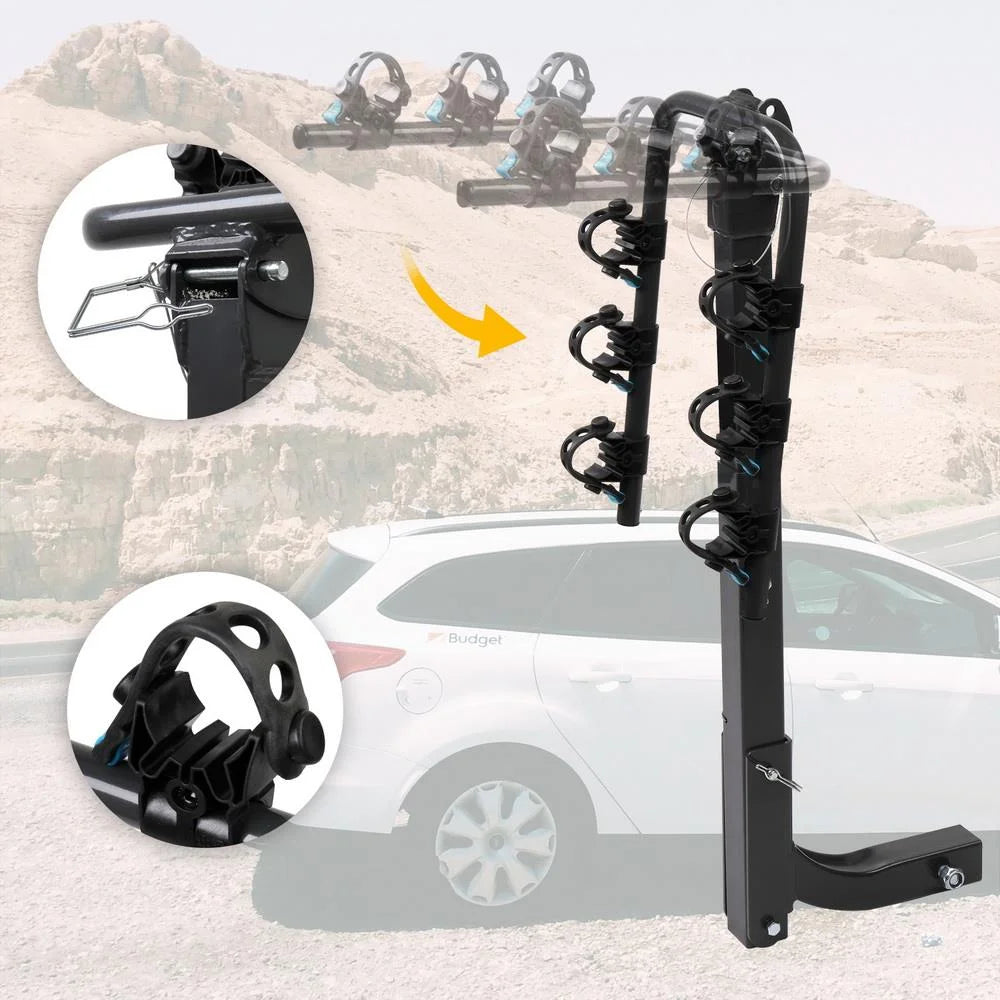 3 Bike Rack with 2 Inch Hitch Receiver W171885