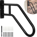 Black Stainless Steel Handrails for Outdoor Steps D51131