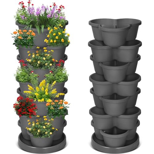 2 Pcs 7 Tier Stackable Planter P5862