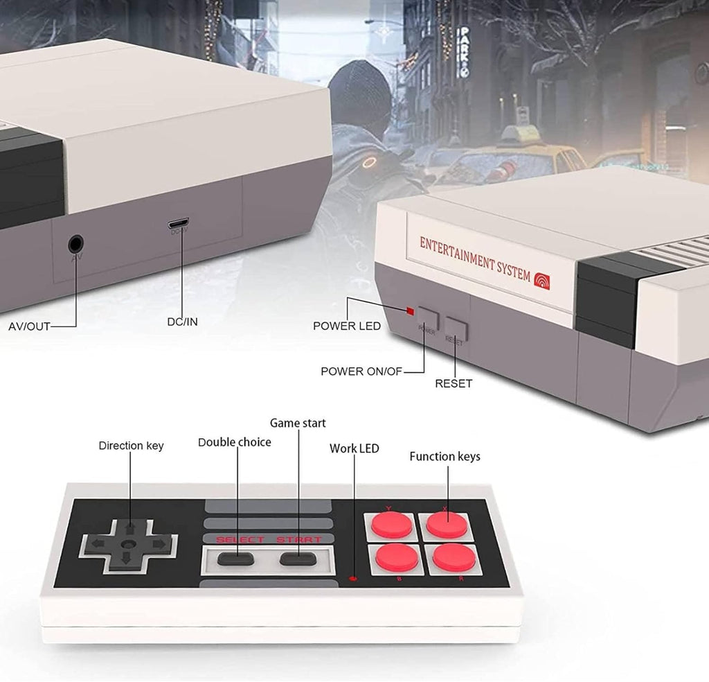 Classic Retro Games Console with Built in 620 Games and 2 Controllers V6376