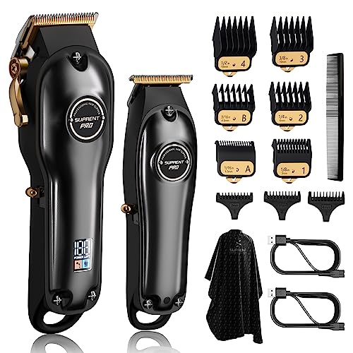 Professional Hair Clippers with LED Display (Silver) U279854