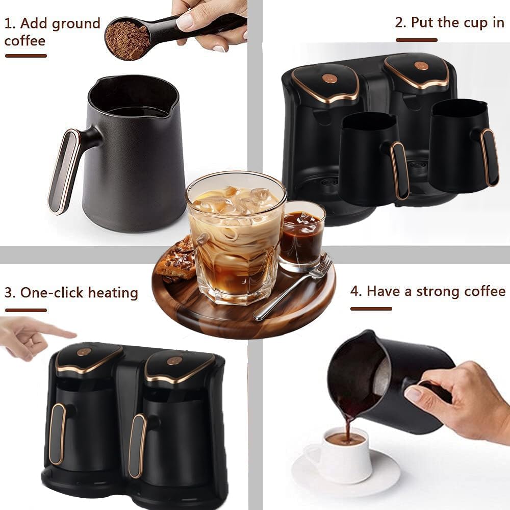 Turkish Coffee Maker 500ml Electric Coffee Machine V993116