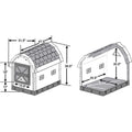 Insulated Dog House with Central Heater C6269