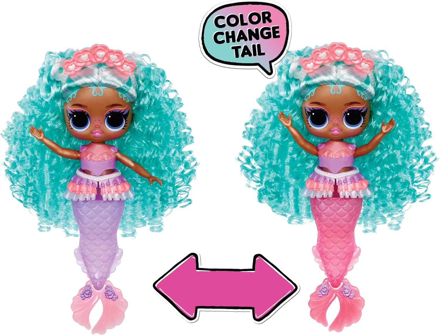 Fashion Doll with Color Changing Tail W113078