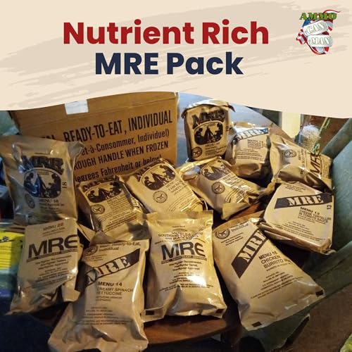 12 Pack MRE with Flameless Heaters and Freeze Dried Meals J99829