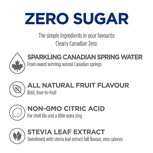 Clearly Canadian Mountain Blackberry Sparkling Water, 24-Pack P269