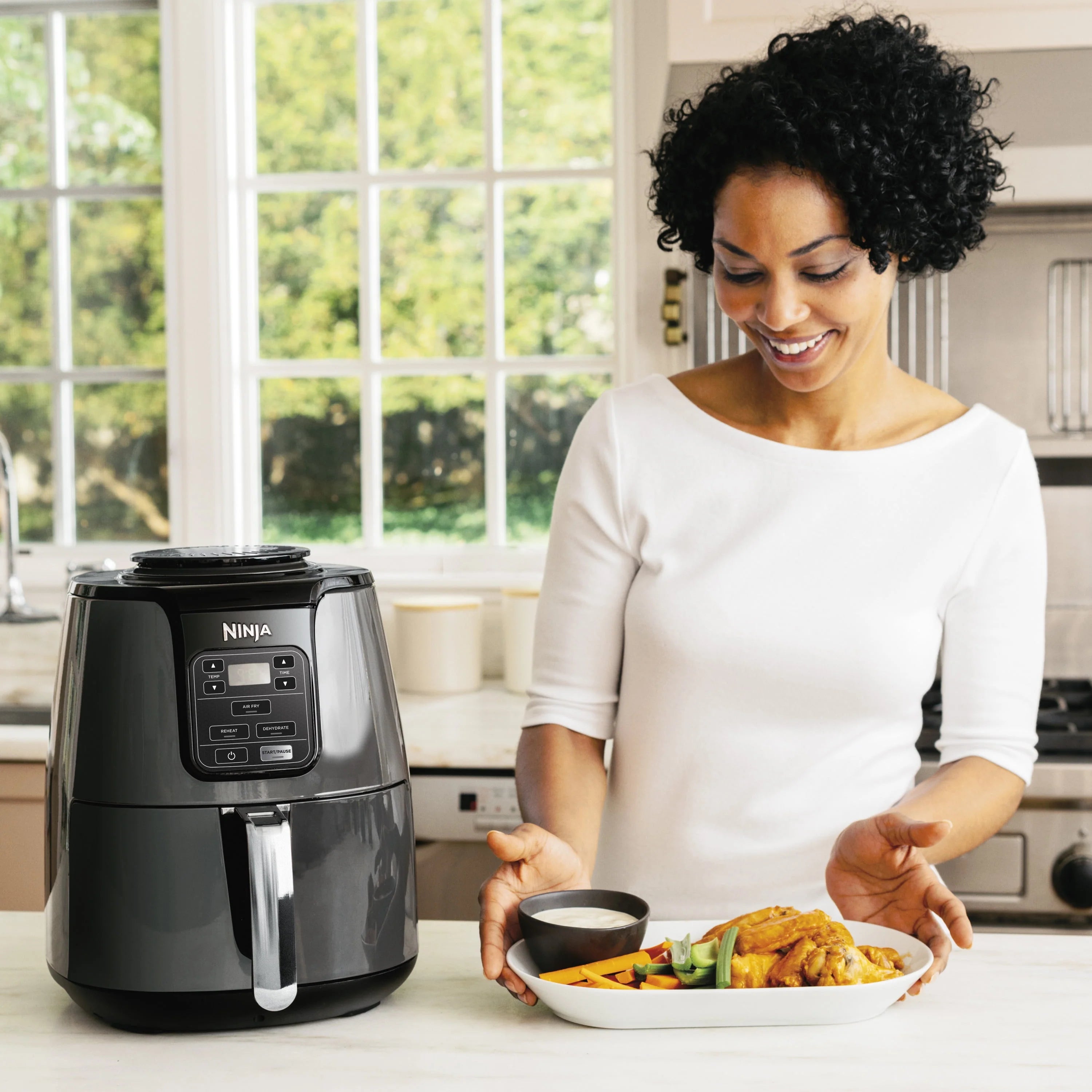 Black 4QT Air Fryer X856