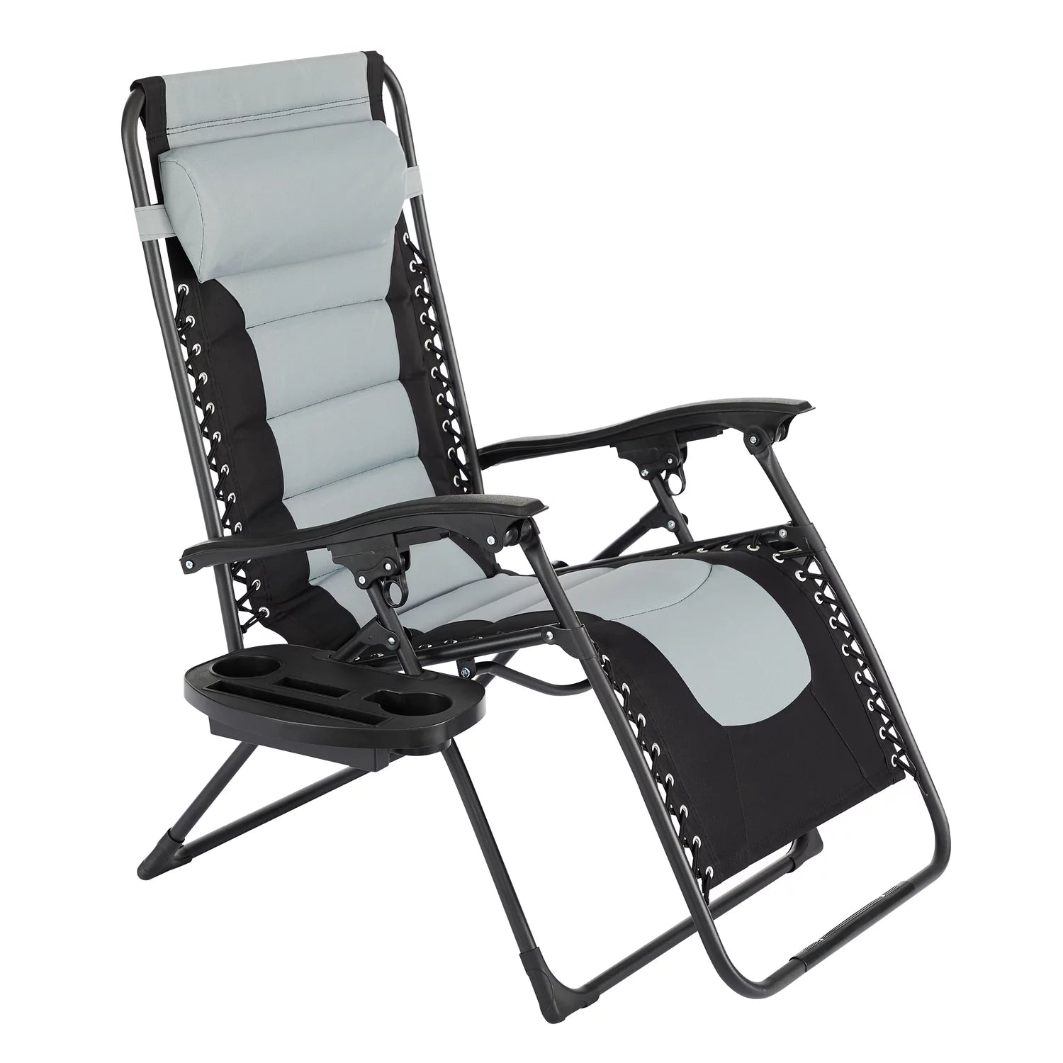 Oversized Zero Gravity Folding Lounge Chair Gray Q841