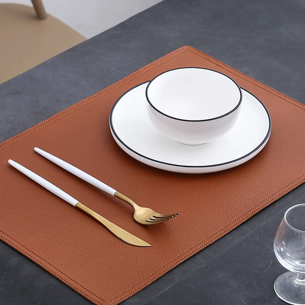 Double Layers Table Mat 45*30CM Khaki X9302