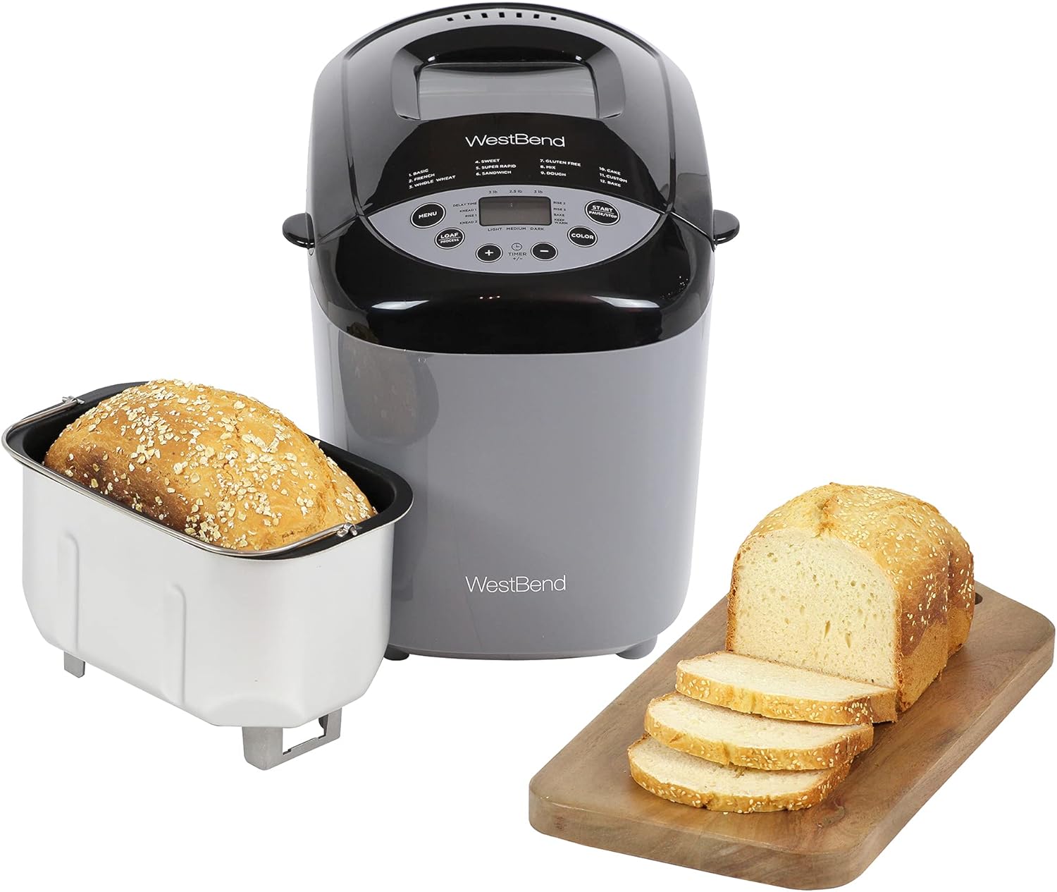 Gray 3-Pound Bread Maker N23808