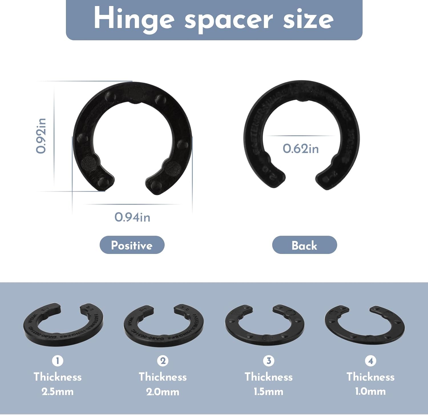 Refrigerator Door Hinge Shim Kit B7846