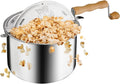 6-Quart Aluminum Popcorn Popper with Hand Crank U874