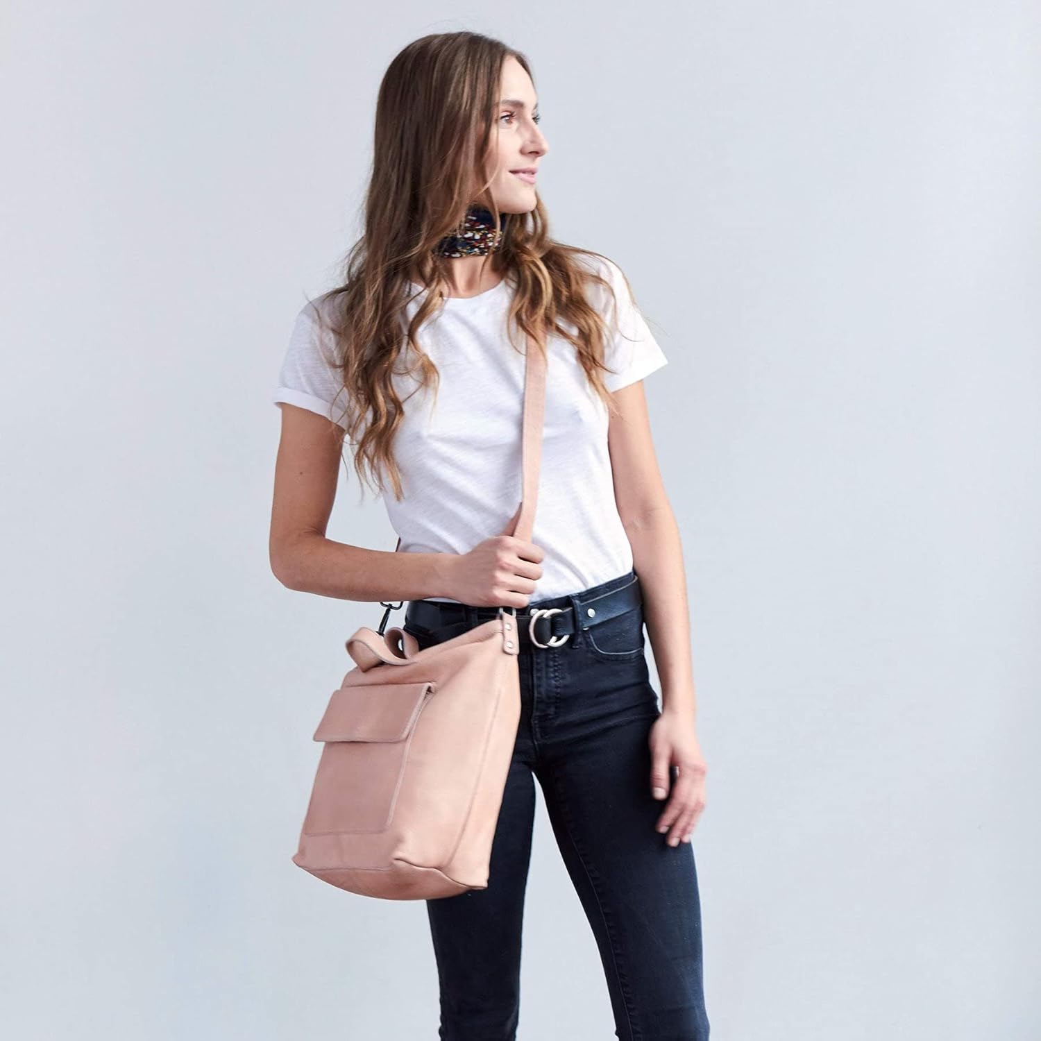 Cognac Leather Tote Bag L307994