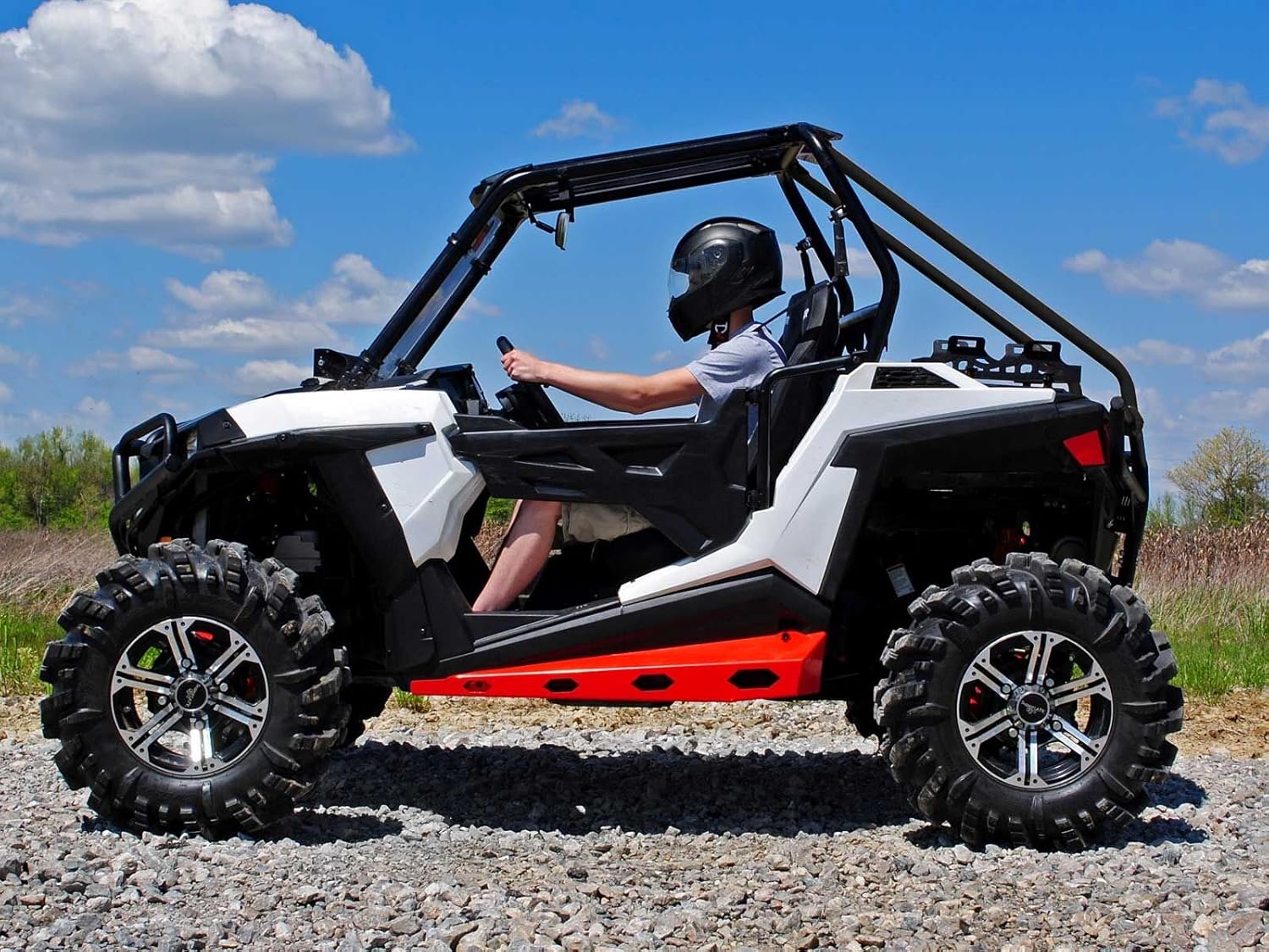 Heavy Duty Rear Roll Cage Support Wrinkle Black Y5786