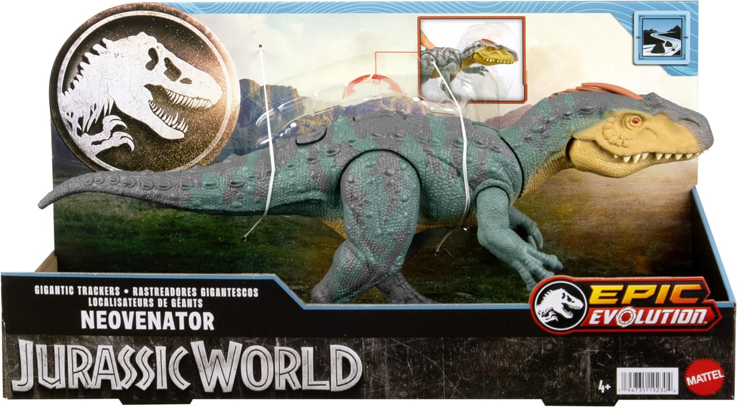 Jurassic World Gigantic Trackers Neovenator Dinosaur Action Figure I3602
