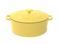 Seafoam Green 7-Quart Enameled Cast Iron Covered Casserole Q533
