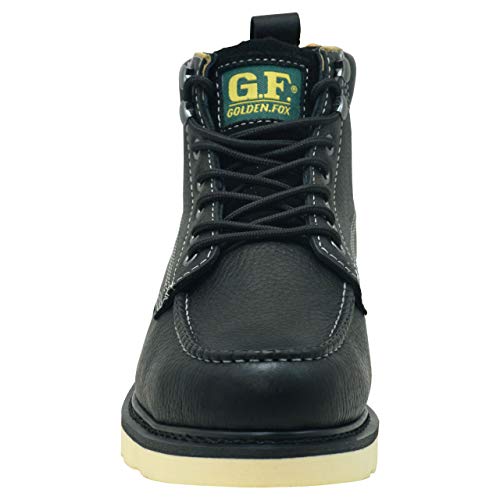 Steel Toe Work Boots 6" Moc Toe Wedge R857