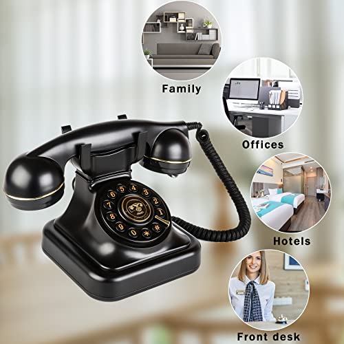 Black Corded Desk Telephone R385