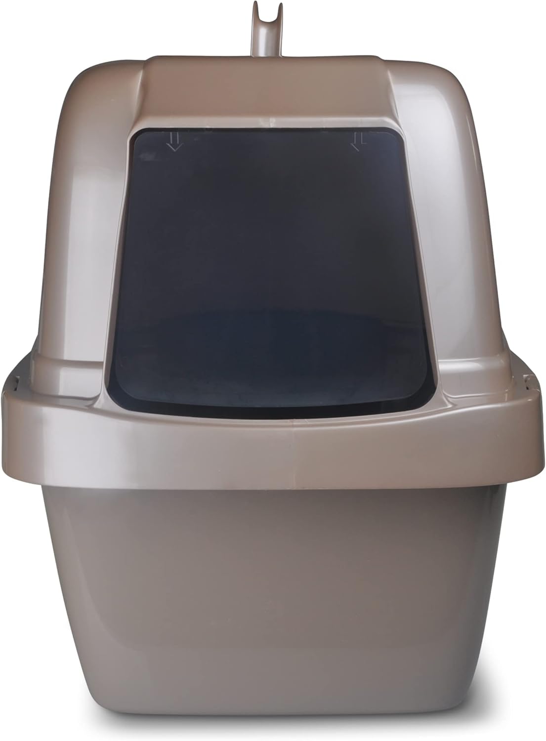 Large Enclosed Sifting Cat Pan with Odor Door, Hooded, Beige T633193