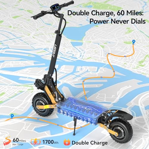 Electric Scooter, 5600W Motor, 59Mi Range C2347