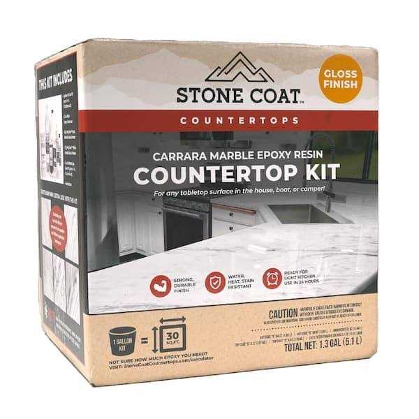 Carrara Marble Finish Countertop Kit H435492