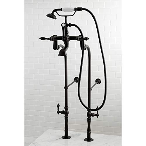 Vintage Tub Filler Combo with Lever Handle, Polished Chrome D44512