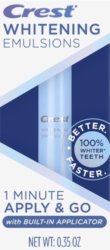 Whitening Emulsions Leave-on Teeth Whitening Gel Kit with Built-in Applicator, 0.35 oz (10g), Twin Value Pack S269